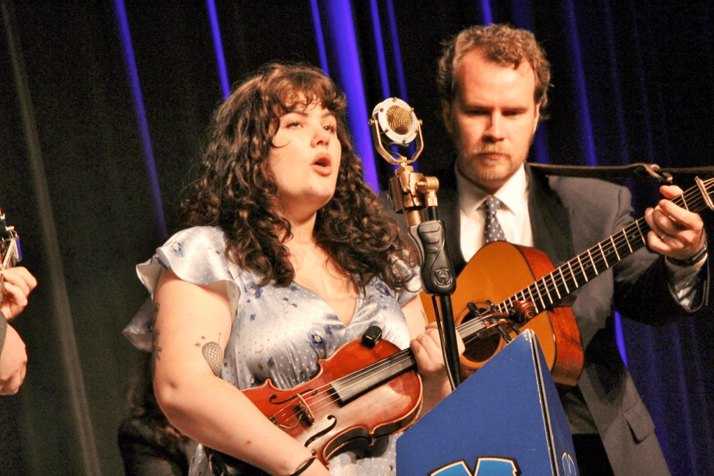 Violet singing at the KCTM finale concert on April 29, 2026. Photo credit Richard Rogers. We were too far in the back to get any good photos.